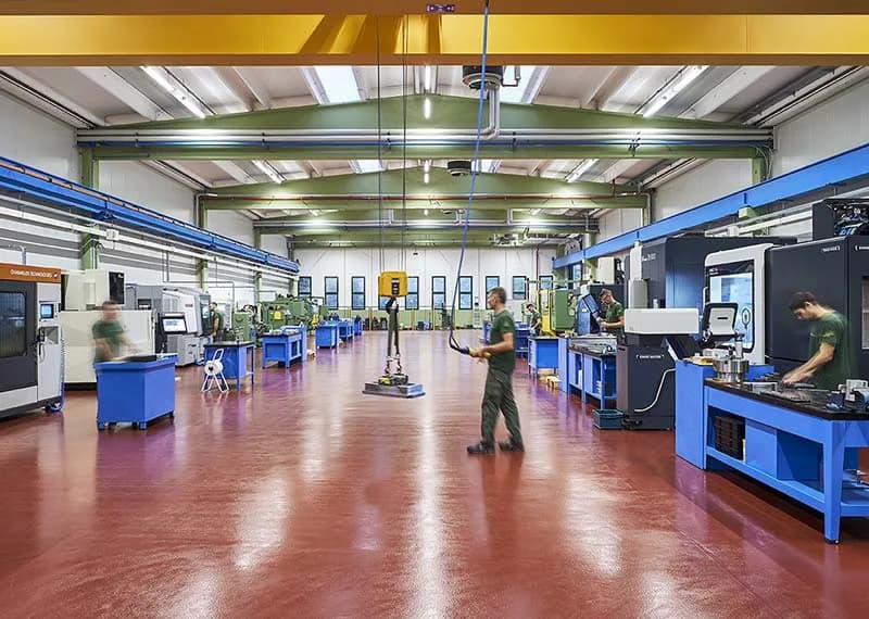 Cutting-edge technology and production machines