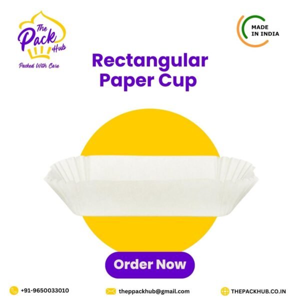 Rectangular paper cups - The Pack Hub